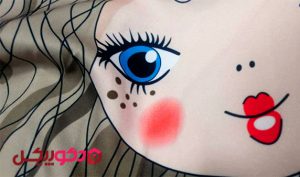 بافت پارچه چاپ شده تنسل (میکرو) از نمای نزدیک